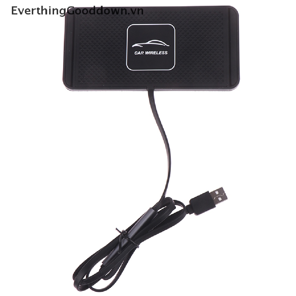 Everthinggooddown QI Đế Sạc Điện Thoại Không Dây Cho Xe Hơi