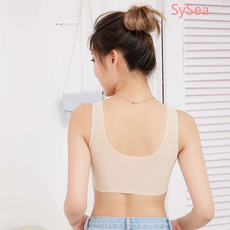 Áo Lót Lụa Thoáng Mát Xinh Xắn Cho Nữ Kiểu Hàn Quốc