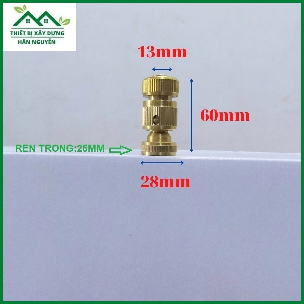 Bộ khớp nối nhanh máy rửa xe bằng đồng thau,Ren 25mm