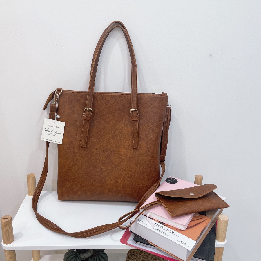 Túi xách công sở nữ da thời trang size to đựng laptop A4 cao cấp đẹp Dori Shop ,Túi Da Tote