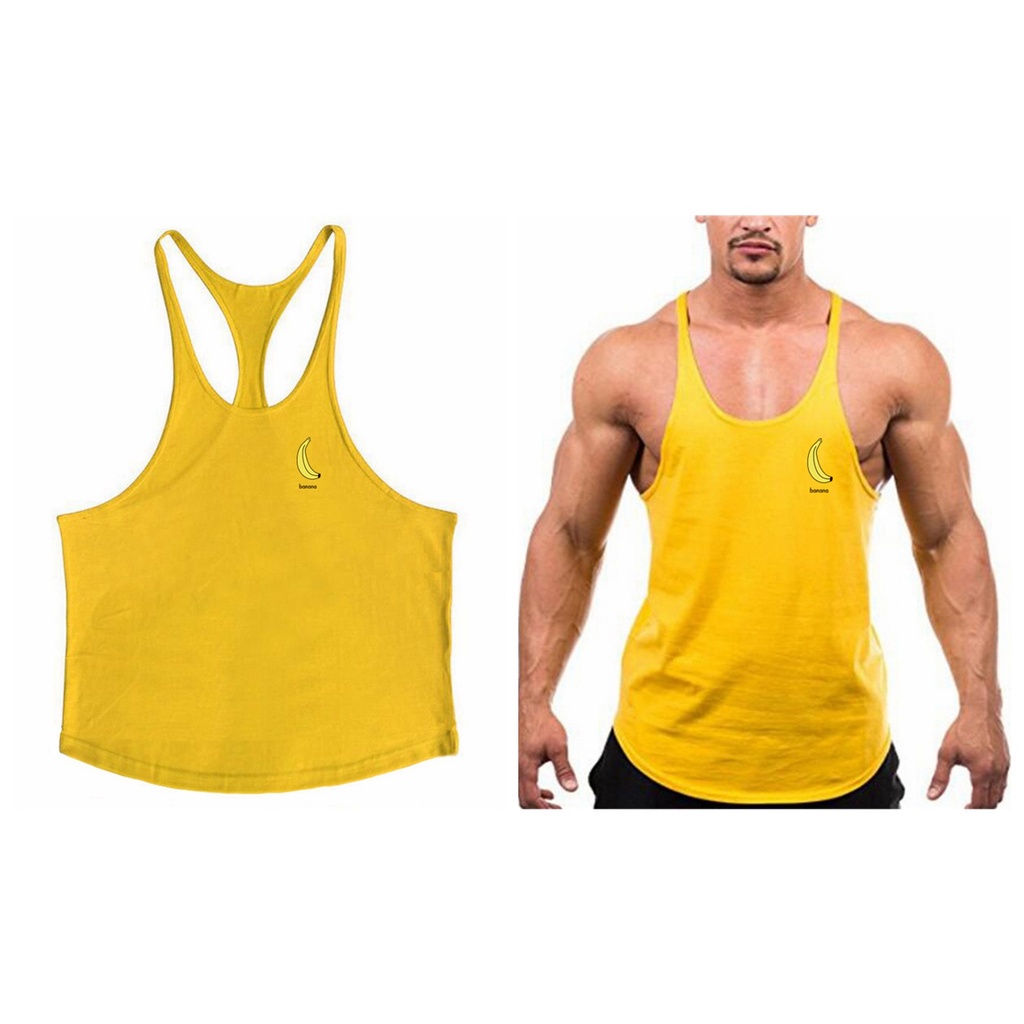[GYMen]  Áo Thun Ba Lỗ Thể Thao Nam 3 lỗ  rộng rãi  giải trí  chạy bộ  tập thể dục  bóng rổ áo ba lỗ  rộng rãi  đàn hồi cao  cỡ lớn  huấn luyện ngoài trời họa tiết