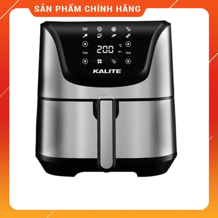 Nồi chiên không dầu KALITE Q6, hiện đại tích hợp 8 chức năng chuyên sâu, sang trọng bắt máy phù hợp với người dùng