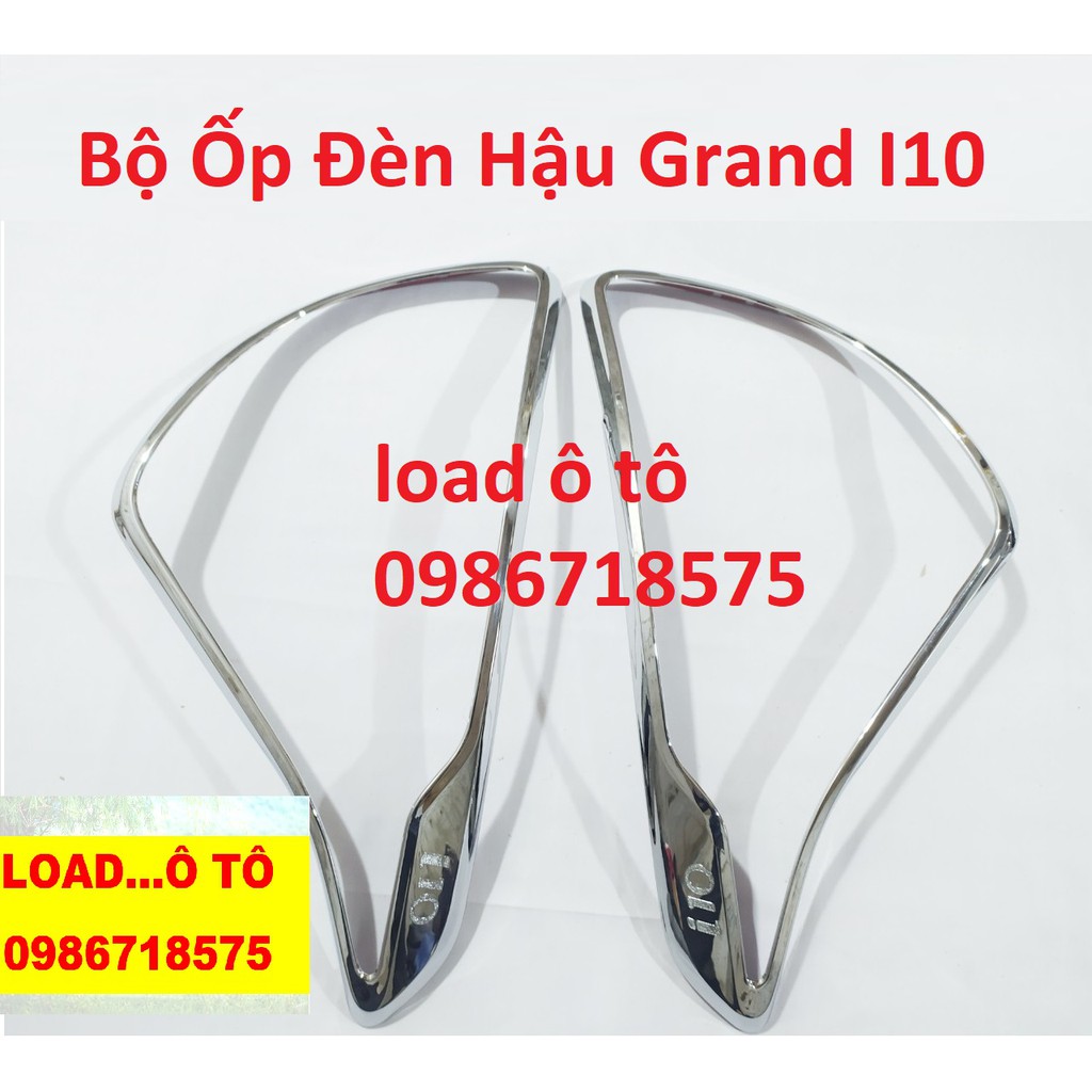 Ốp Viền Đèn Pha, Hậu Xe Huyndai Grand I10 2022-2014 Cho Hatback và Sedan Shop Mạ Crom Cao Cấp