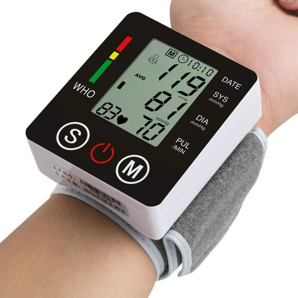 Máy đo huyết áp Cổ Tay điện tử Electronic Blood Pressure Monitor