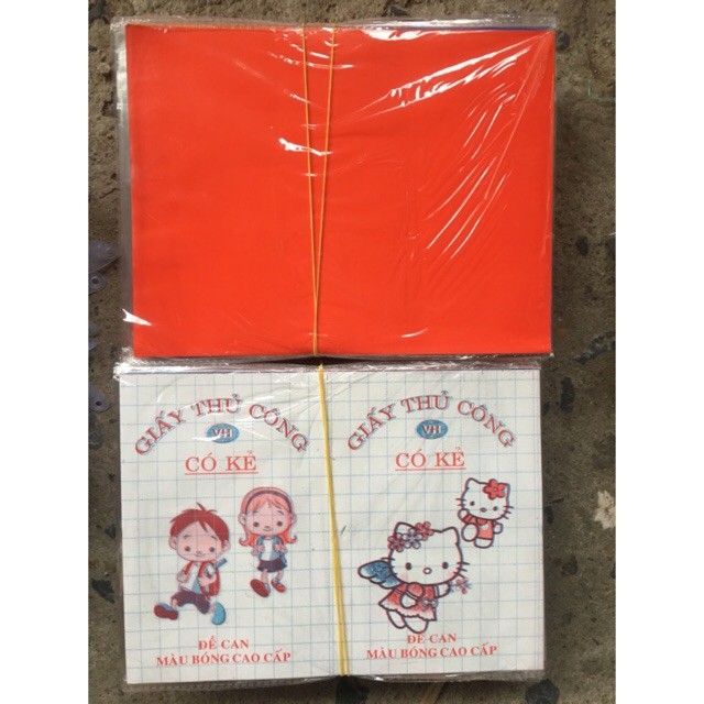 1tâp giấy thủ công 7 màu