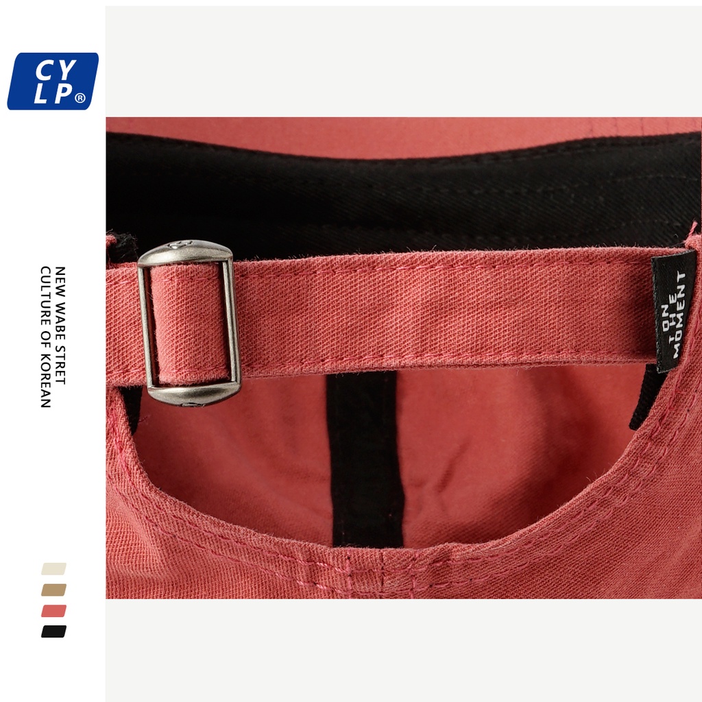 Nón Lưỡi Trai Mềm Thêu Chữ Tiếng Anh Phong Cách Đường Phố Hàn Quốc