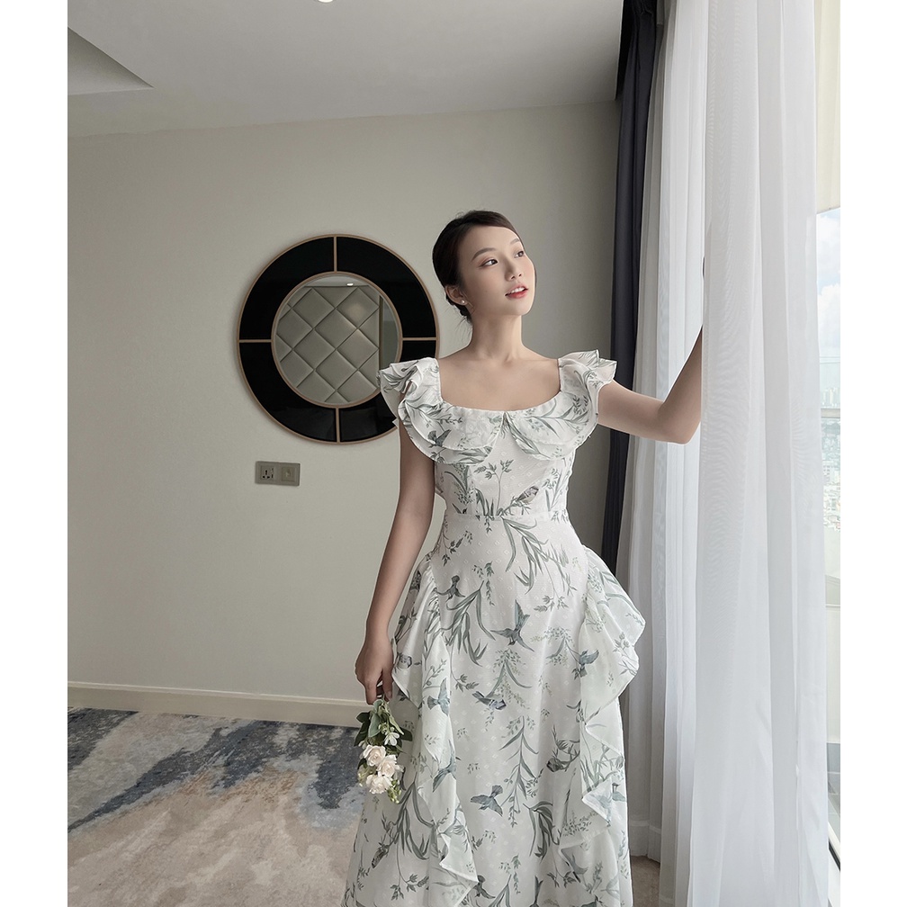 [BBSTORE'S] Đầm Maxi Đi Biển Hoa Bèo Cực Xinh  -D988