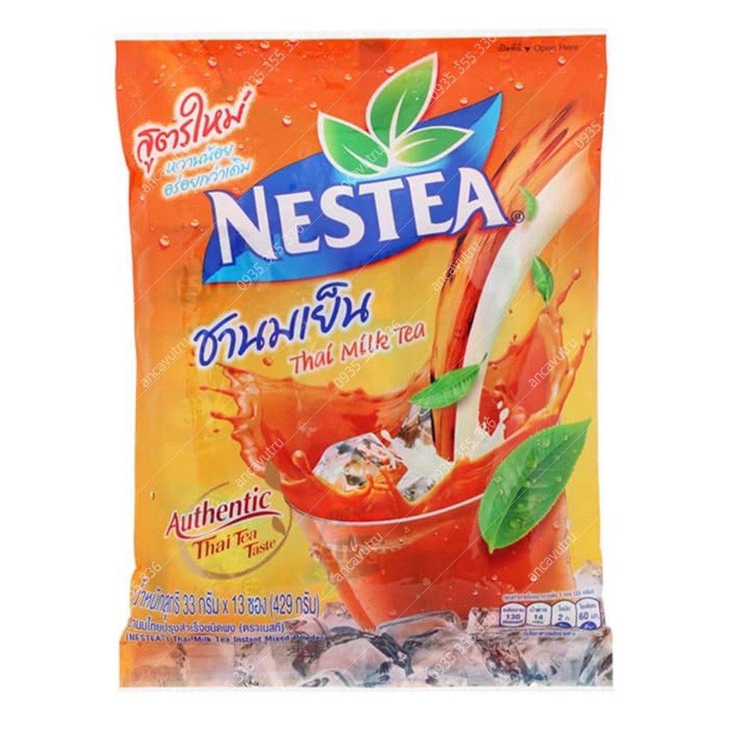 Trà Sữa Thái Lan Nestea Milk Tea 429g 13 Gói Cực Ngon.