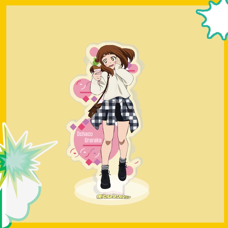 ( Dạo Phố ) Standee Boku No Hero Academia Học viện anh hùng tượng acrylic anime mica chibi trang trí trưng bày mô hình