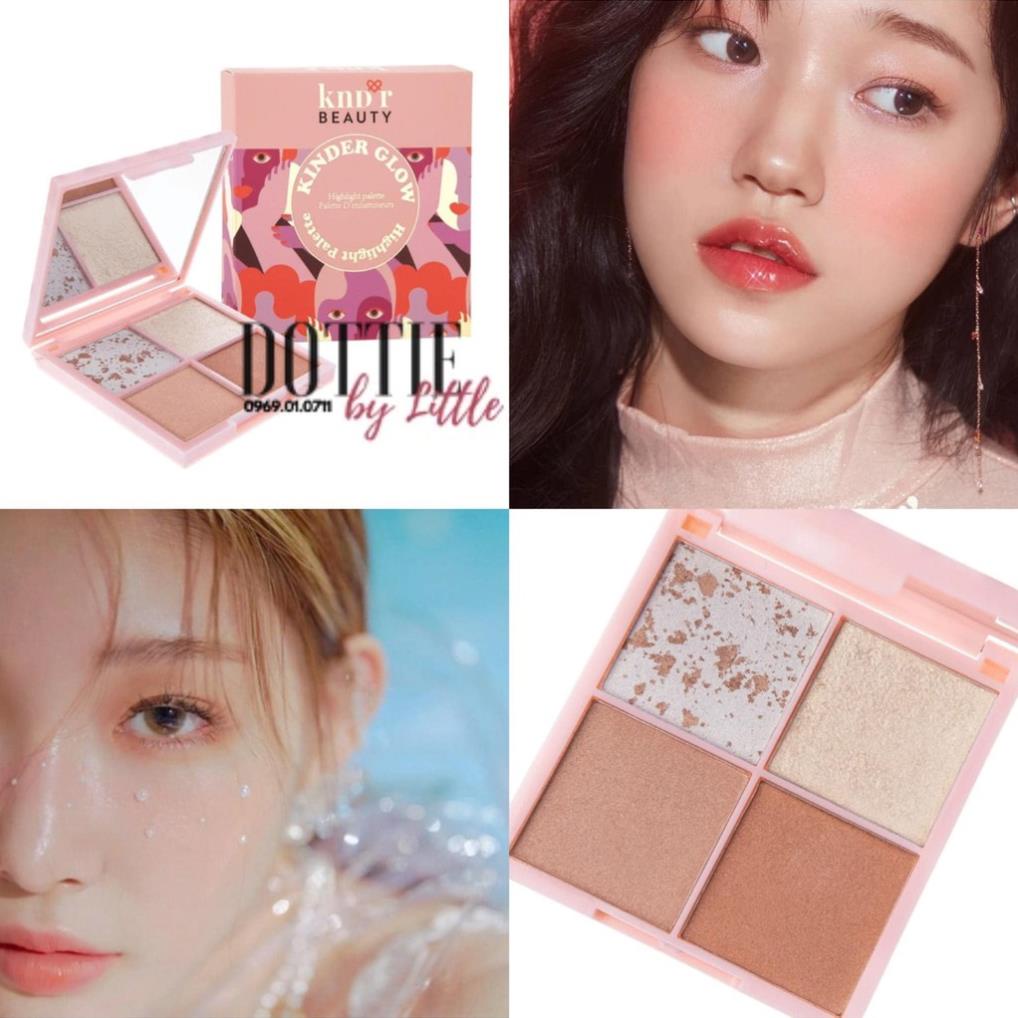 Bảng phấn bắt sáng KNDR Beauty KINDER Glow Highlighting Palette 4 Ô