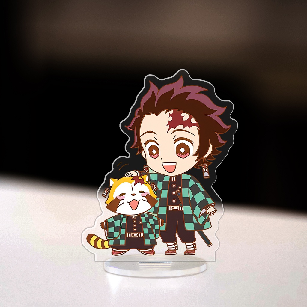 Mô hình đứng Standee Kimetsu no Yaiba x Rascal cao 8cm trang trí góc học tập nhân vật Nezuko Tanjiro