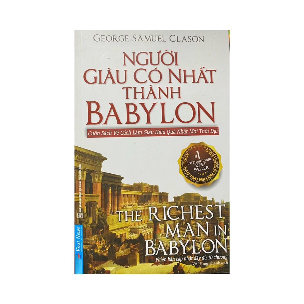 Sách - Người Giàu Có Nhất Thành Babylon - Tặng kèm bookmark - First News