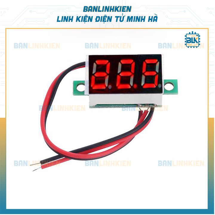 Đồng hồ đo vôn từ 3.5-30V kích thước 0.36 inch