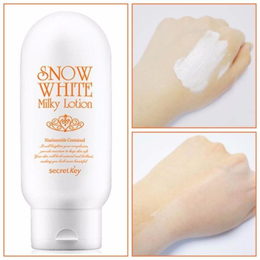 Sữa dưỡng trắng da Secretkey Snow White Milky Lotion 120g