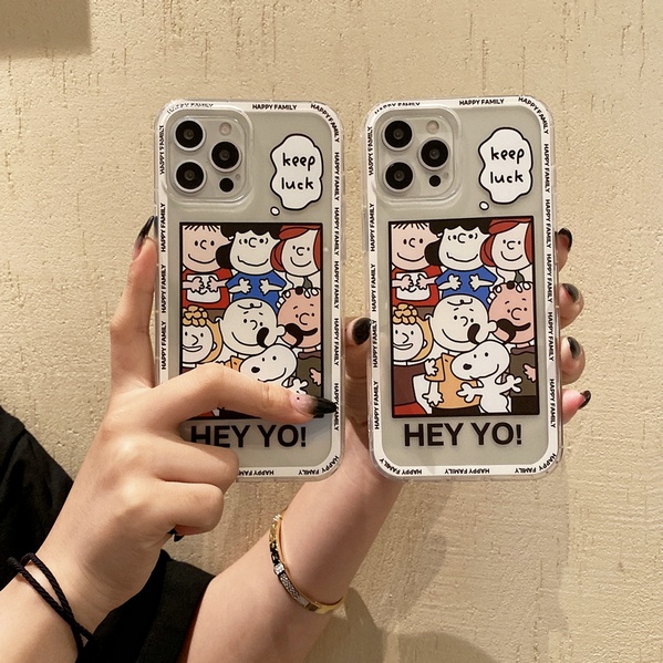 Ốp điện thoại TPU trong suốt chống sốc hình Snoopy HLE 09 cho Xiaomi Mi POCO M4 Pro 5G 11 11T 10T 9 8 SE A3 A2 Lite