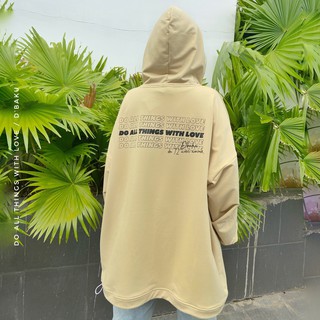 [DRAWSTRING HOODIE] DO ALL THINGS WITH LOVE