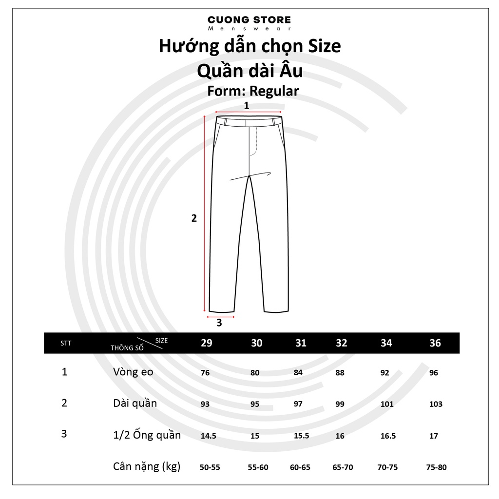 Quần tây nam cao cấp MRC T68R dáng vừa vặn, co giãn nhẹ thoải mái - CUONG STORE