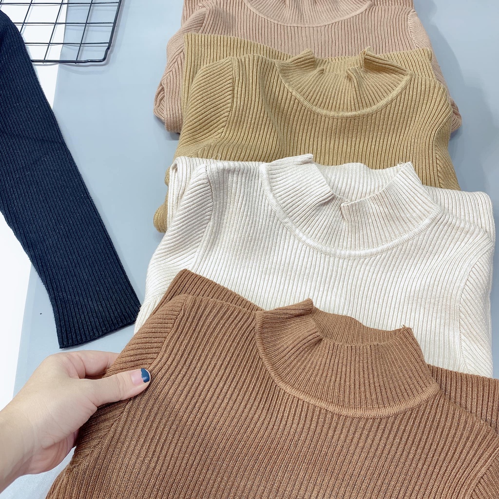 Váy len tăm nhỏ cổ 5p hot hit(kèm ảnh thật,video) | BigBuy360 - bigbuy360.vn