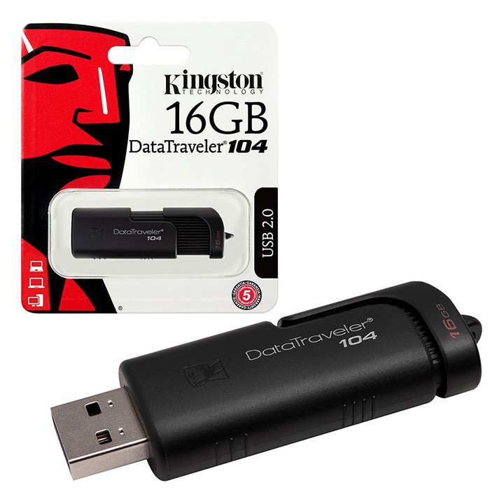 USB king ston DT104 16GB DataTraveler 2.0 tem FPT Vĩnh xuân I