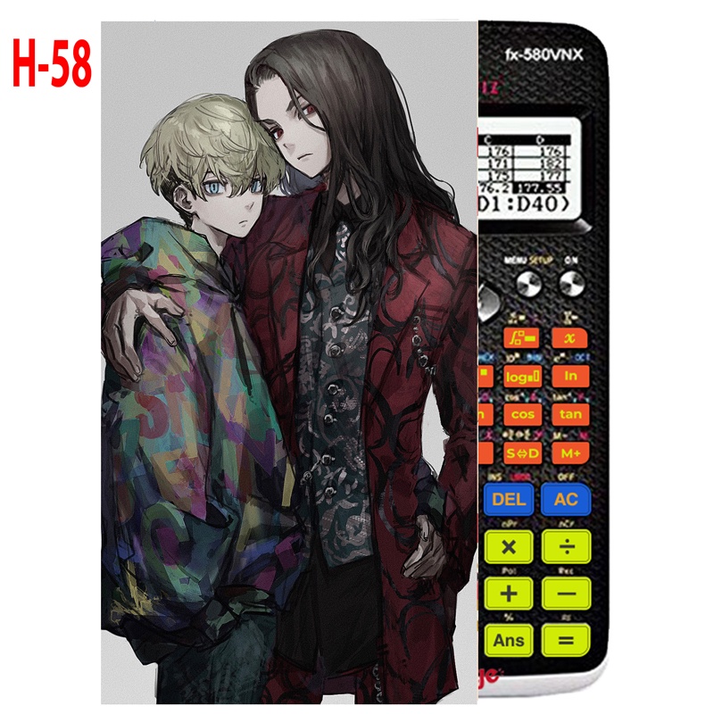 Decal Máy tính CASIO fx570, fx580...anime Tokyo Revengers