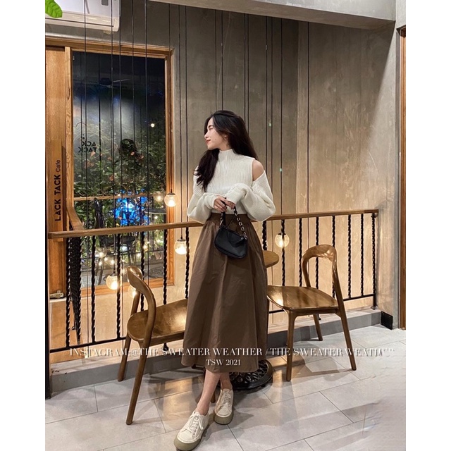 (Ảnh thật) Chân váy thô xoè dáng dài tag 806 the.sweaterweather TSW | BigBuy360 - bigbuy360.vn