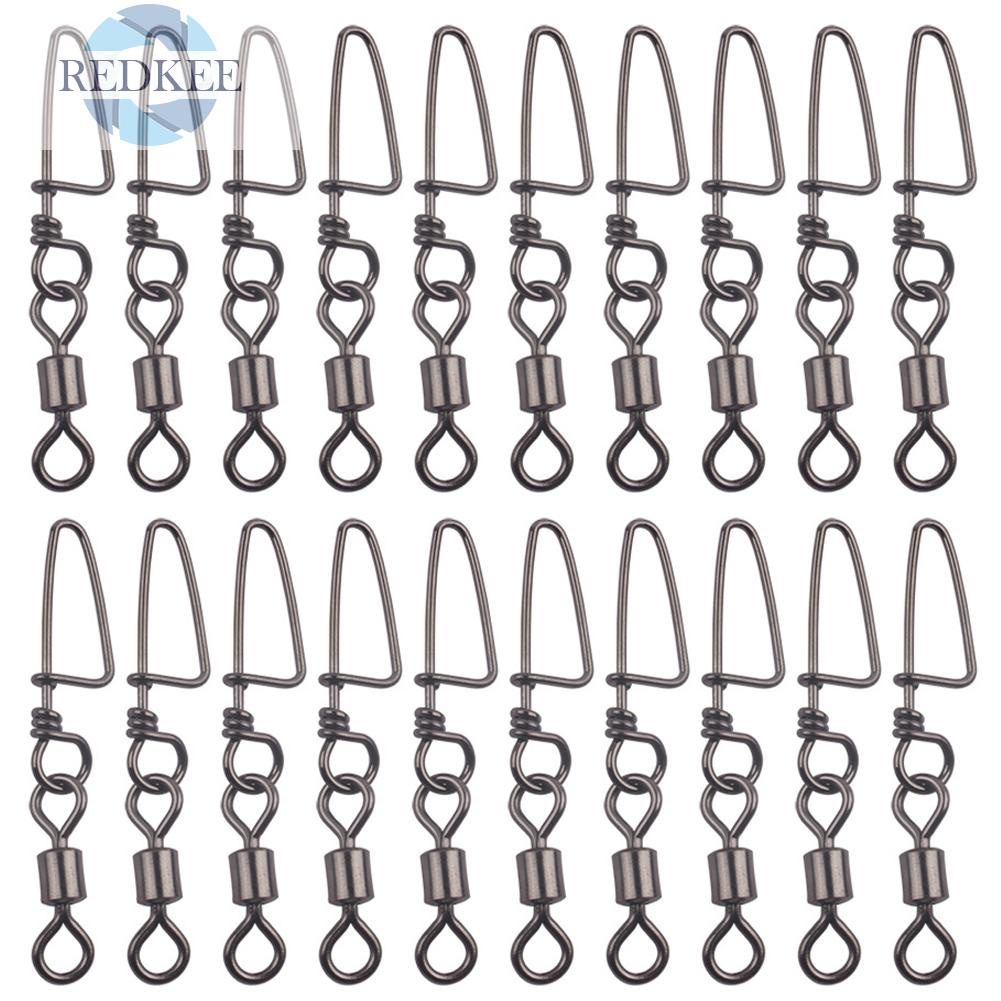 Set 20 Móc Khóa Câu Cá Bằng Thép Không Gỉ