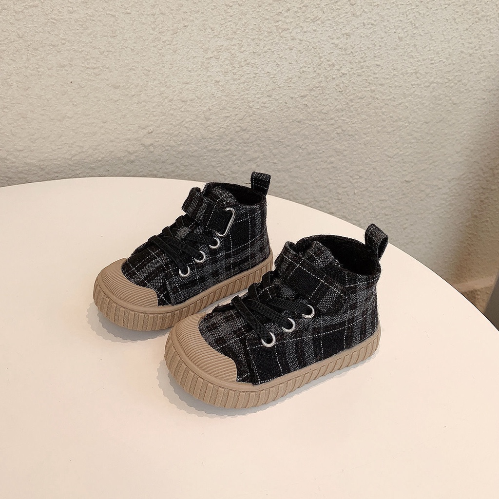 Giày Vải Canvas Đế Mềm Thoáng Khí Dễ Phối Đồ Thời Trang Mùa Xuân Cho Bé Gái