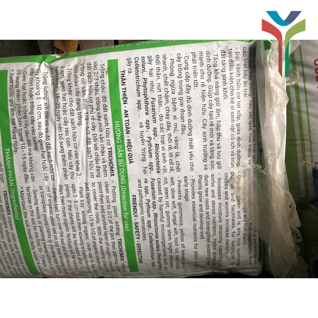 Đất sạch trồng cây, rau, hoa TRICHOMIX bao 25kg