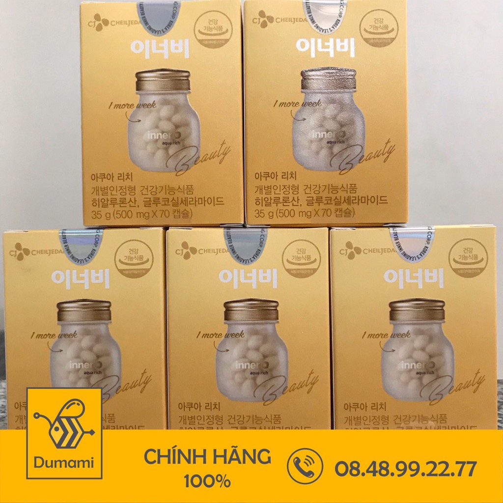 COMBO 5 hộp COLAGEN CJ INNERB A QUA RICH 70v