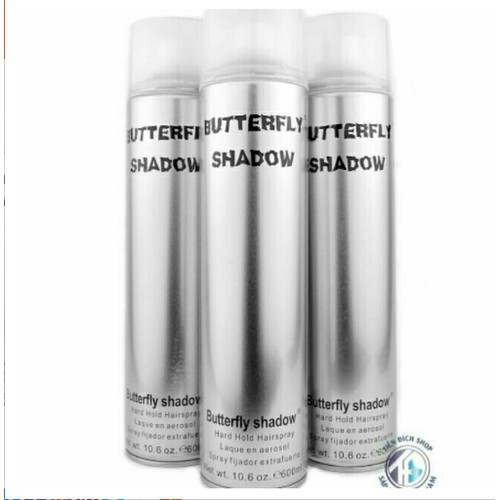 LOẠI LỚN _GÔM XỊT TÓC BUTTERFLY SHADOW - 600ML gôm xịt tóc