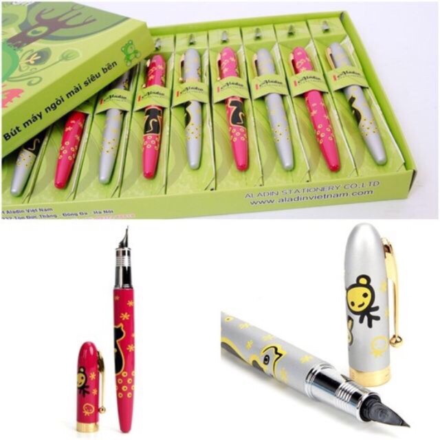 Bút máy con mèo aladin mã số 01 hàng xịn công ty chất lượng cực tốt (01 chiếc)