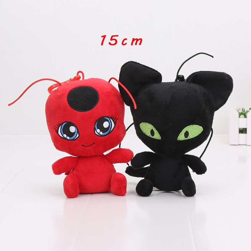 Bọ rùa thần kỳ Kwami Plagg Tikki Adrien Cat Noir Món quà búp bê đồ chơi sang trọng mềm mại