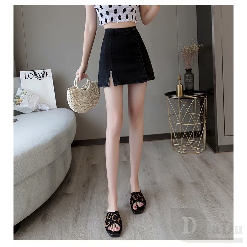 Chân váy cotton Daduhey dáng chữ A kiểu ôm thời trang mùa hè mới