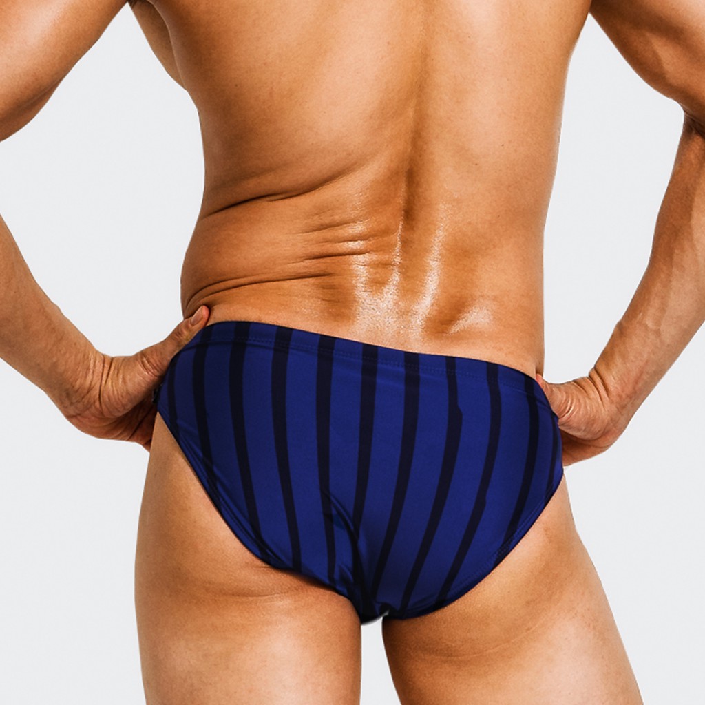 Quần bơi nam - AWA - Sọc Xanh Đen | BigBuy360 - bigbuy360.vn