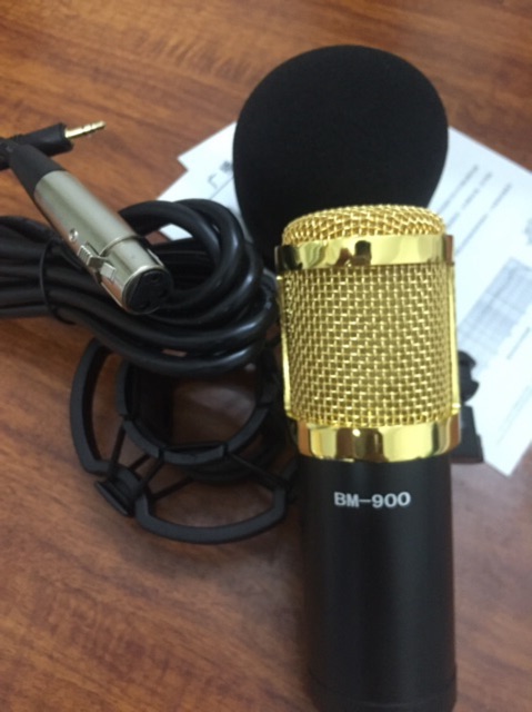  Micro thu âm bm900 MIC LIVE STREAM cho các sound card