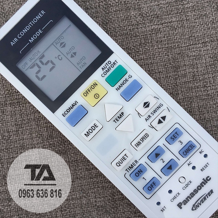 Điều khiển điều hòa Panasonic.┃Remote máy lạnh Panasonic. - CHÍNH HÃNG