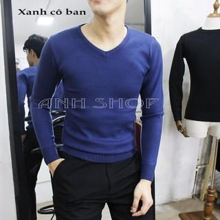 Áo len nam cổ tim cực đẹp