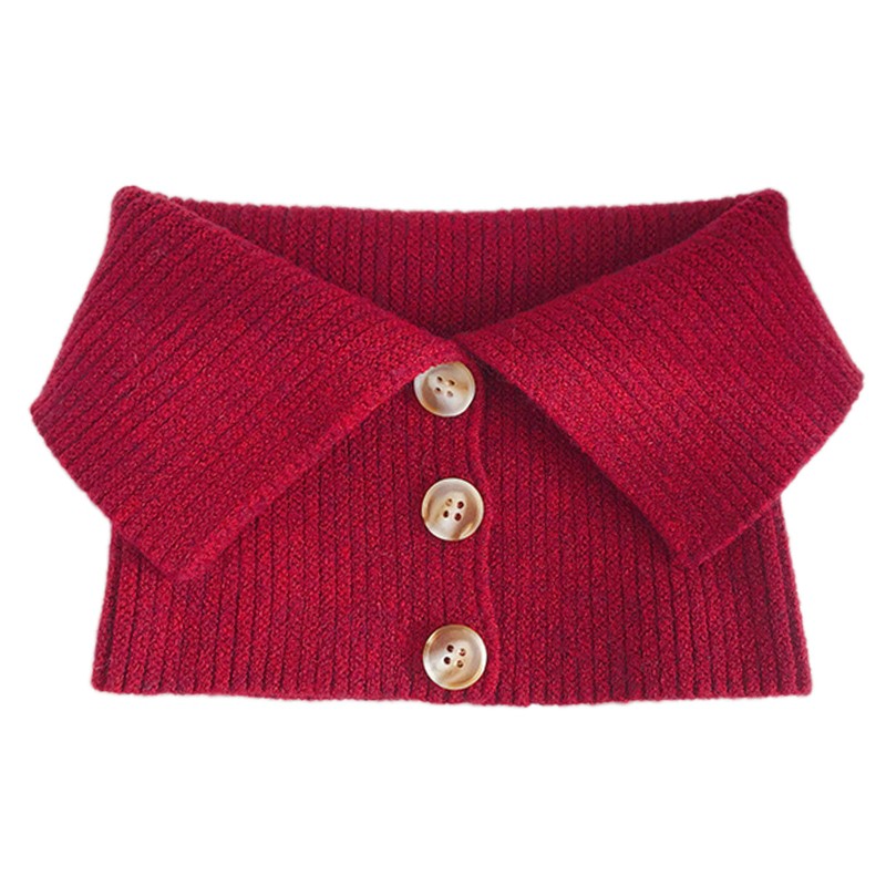 Khăn choàng cổ giả nút thắt thời trang thanh lịch dành cho nữ