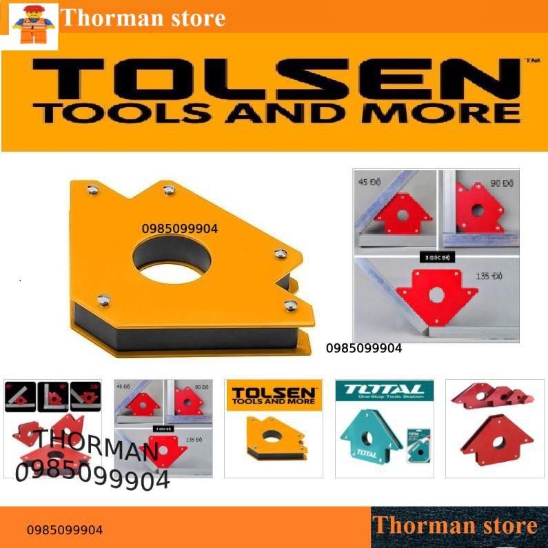Ke góc nam châm ke hàn góc vuông - Ke nam châm vuông góc hàn Total TAMWH25032/TAMWH50042 Tolsen 4kg 12kg 22kg 33kg
