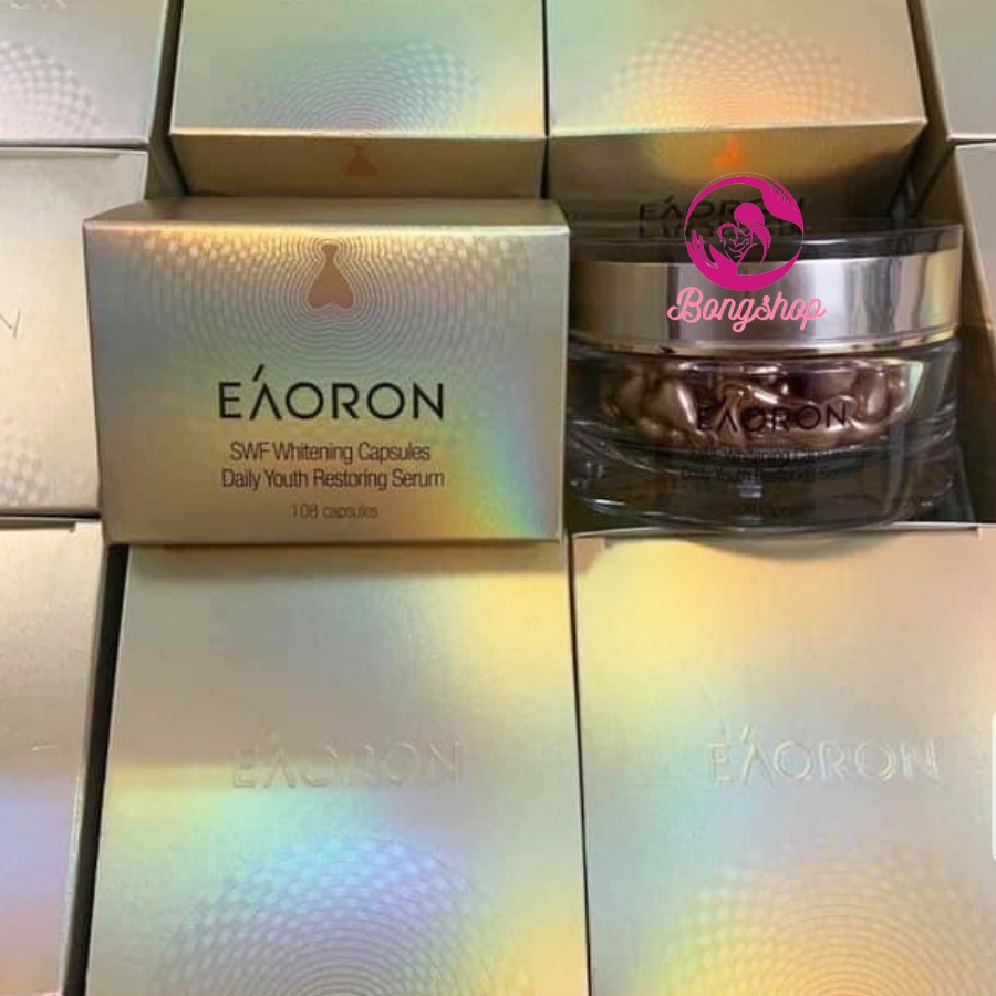 Kem dưỡng Eaoron đêm ngọc trai Shining Cream, Kem ngày tinh thể sáng da Crystal White Brightening, Serum SWF Whitening