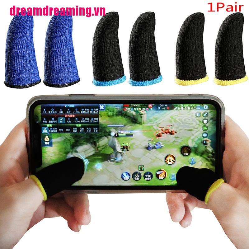 Cặp găng ngón tay cảm ứng chơi game chống mồ hôi chất lượng cao