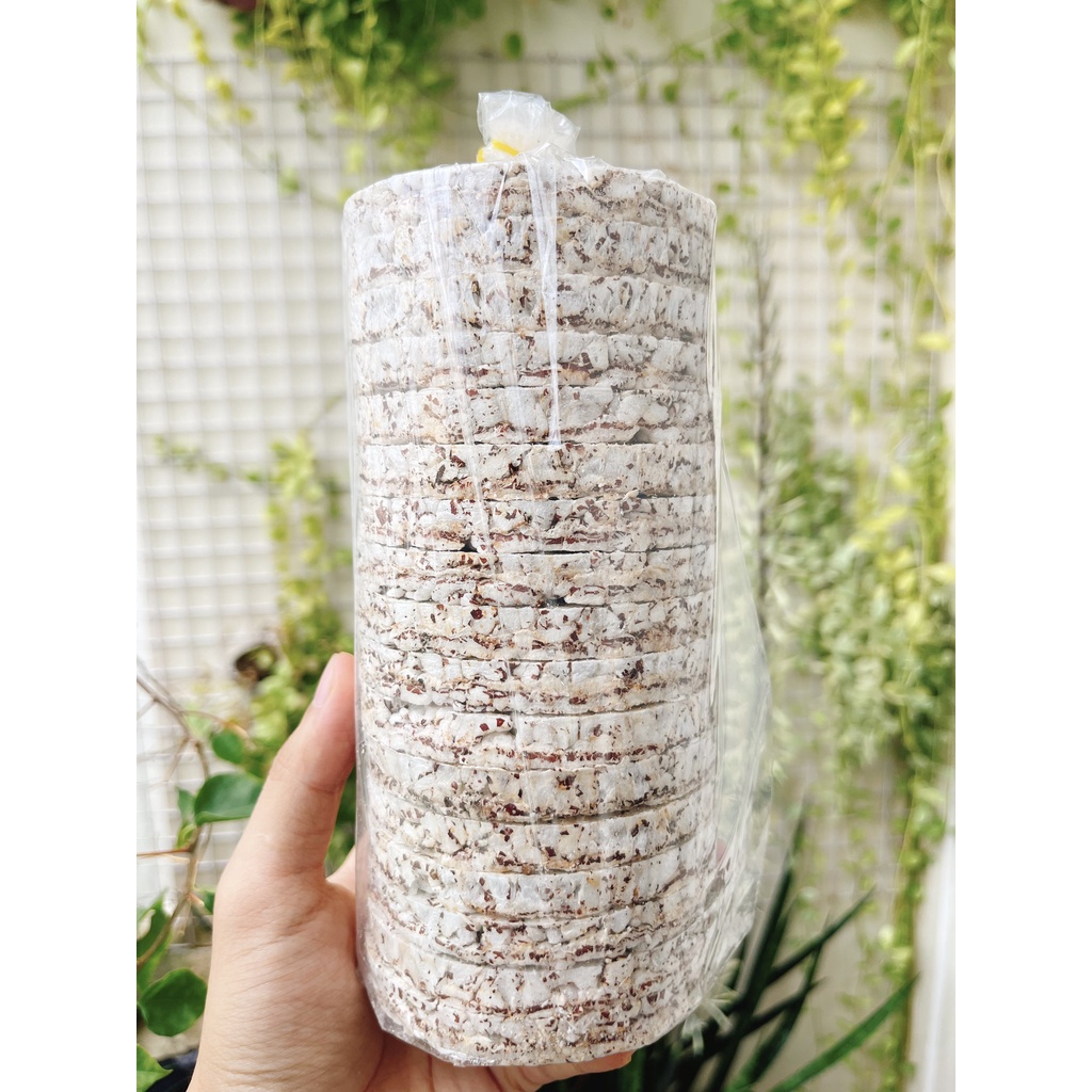 Bánh gạo lứt Hellorice - Phù hợp ăn kiêng, giảm cân, tập gym, thực dưỡng, eat clean - 1 Cây /17 bánh