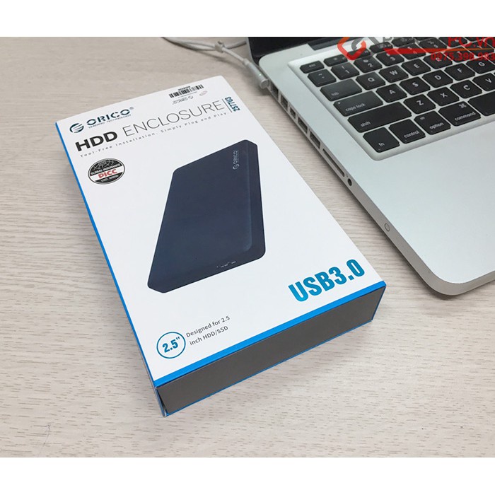 Hộp Đựng Ổ Cứng Di Động USB 3.0 HDD Box ORICO 2599U53 (dùng cho cả SSD/HDD loại 2.5inch)...