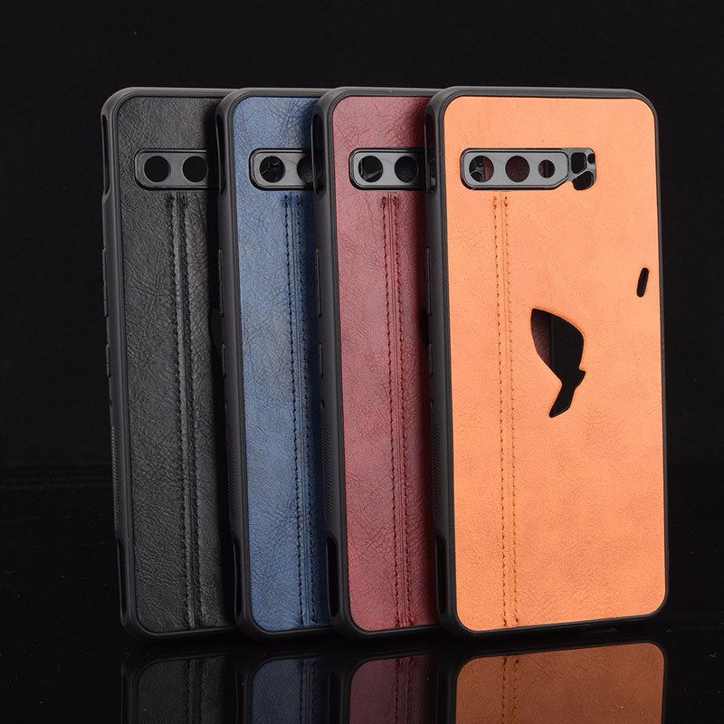 Ốp lưng Asus ROG Phone 3 ZS661KS ROG Phone 3 Strix Retro Da PU Soft Case