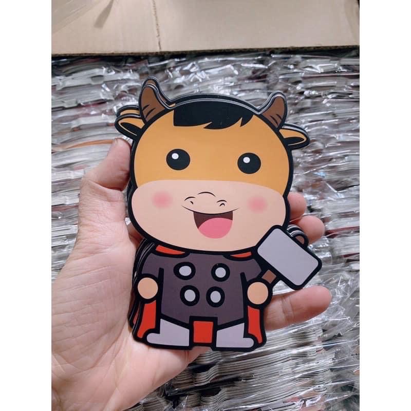 Set 50 Chiếc Lì Xì Chibi Tết Tân Sửu 2021 Cưng Xỉu Up Xỉu Down