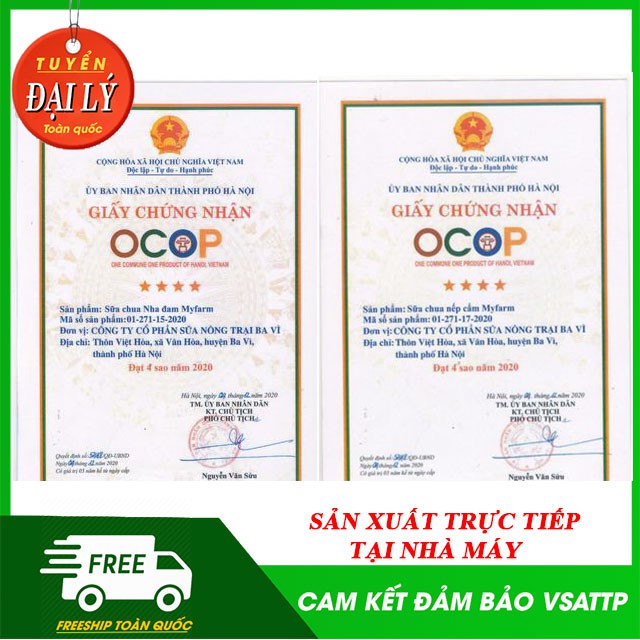 [SỮA CHUA BA VÌ ĐẠT TIÊU CHUẨN 4 SAO] CHỈ BÁN LÈ TẠI HÀ NỘI, TUYỂN SỈ SỮA CHUA BA VÌ MYFAM TRÊN TOÀN QUỐC