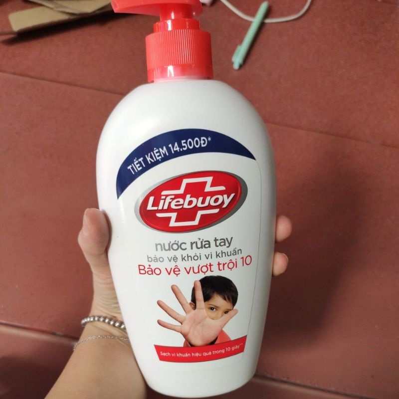 Nước rửa tay Lifebuoy chai 500ml