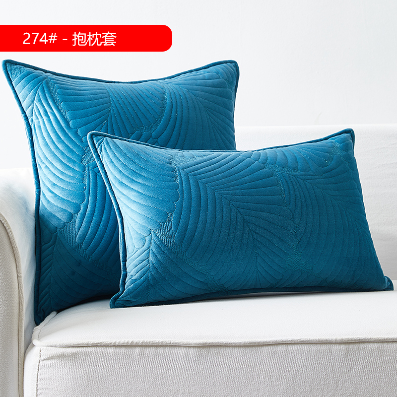 Gối ôm Ghế sofa đệm gối ôm văn phòng 45x45 gối tựa lưng tựa đầu giường Gối ôm hình vuông không chứa lõi