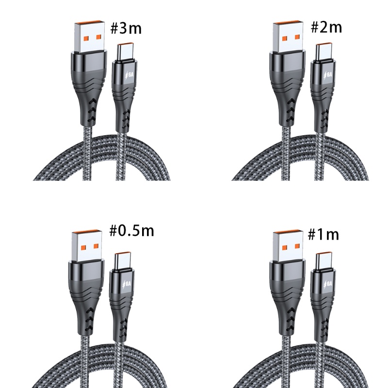 Cáp SạC Nhanh LoạI C 6A 66W Chuyên DụNg Cho ĐiệN ThoạI