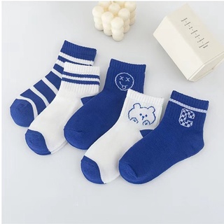 Set 5 Đôi Vớ Cotton Dễ Thương Cho Bé
